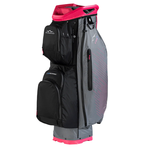 Sun Mountain C100 H2NO Cart Golf Bag | Black/Pink