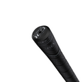Close-up view of the Superstroke REVL Comfort Club Grip in black, featuring a shock-absorbing, textured surface with engraved branding, displayed against a white background.