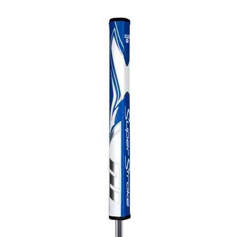 SuperStroke Zenergy Flatso 2.0 putter grip in Blue/White