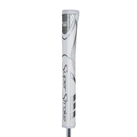 SuperStroke Zenergy Pistol 2.0 putter grip in White/Silver