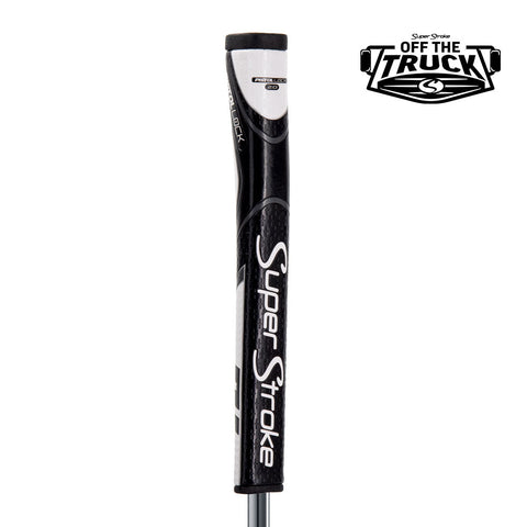 SuperStroke Zenergy Pistol Lock 2.0 putter grip in Black/White