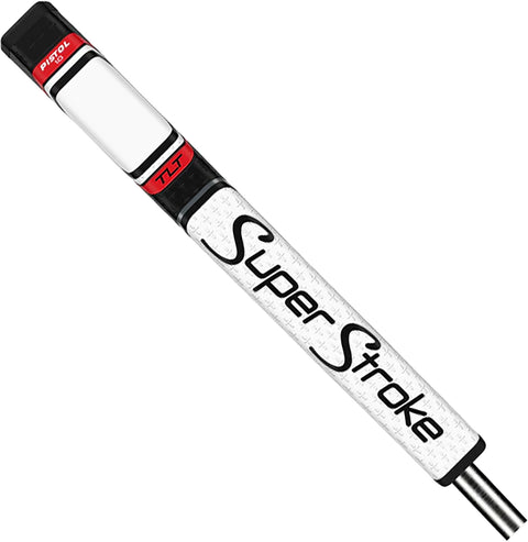 SuperStroke Zenergy TLT Pistol 1.0 putter grip in White/Red