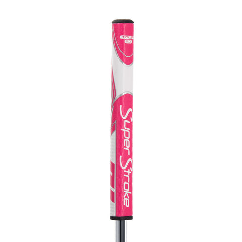 SuperStroke Zenergy Tour 2.0 putter grip in Pink/White