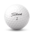 A single Titleist Pro V1 White Golf Ball 2025 version
