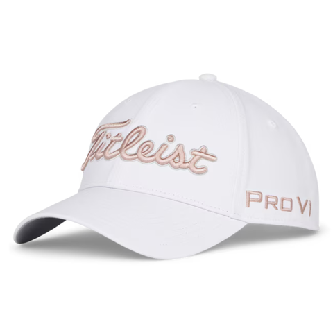 Titleist 2025 Tour Performance Cap | White/Soft Pink/Marble