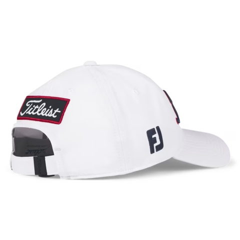 Titleist 2025 Tour Performance Golf Cap | White/Navy/Red