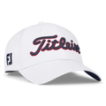 Titleist 2025 Tour Performance Golf Cap | White/Navy/Red
