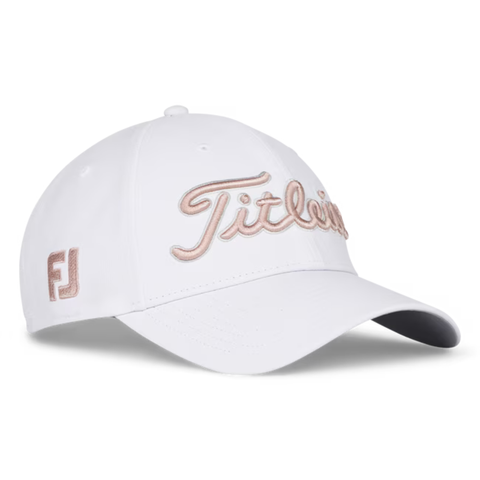 Titleist 2025 Tour Performance Golf Cap | White/Soft Pink/Marble