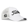 The Titleist Mesh Cap in white colour with black embossing