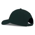 The Titleist 2025 Players Performance Ball Marker Women’s Cap in dark green features a curved brim, adjustable strap, and stylish design for on or off the course, shown from back and side.