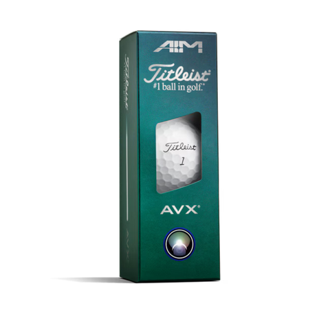 Titleist 2026 AVX AIM 360° Golf Balls | White
