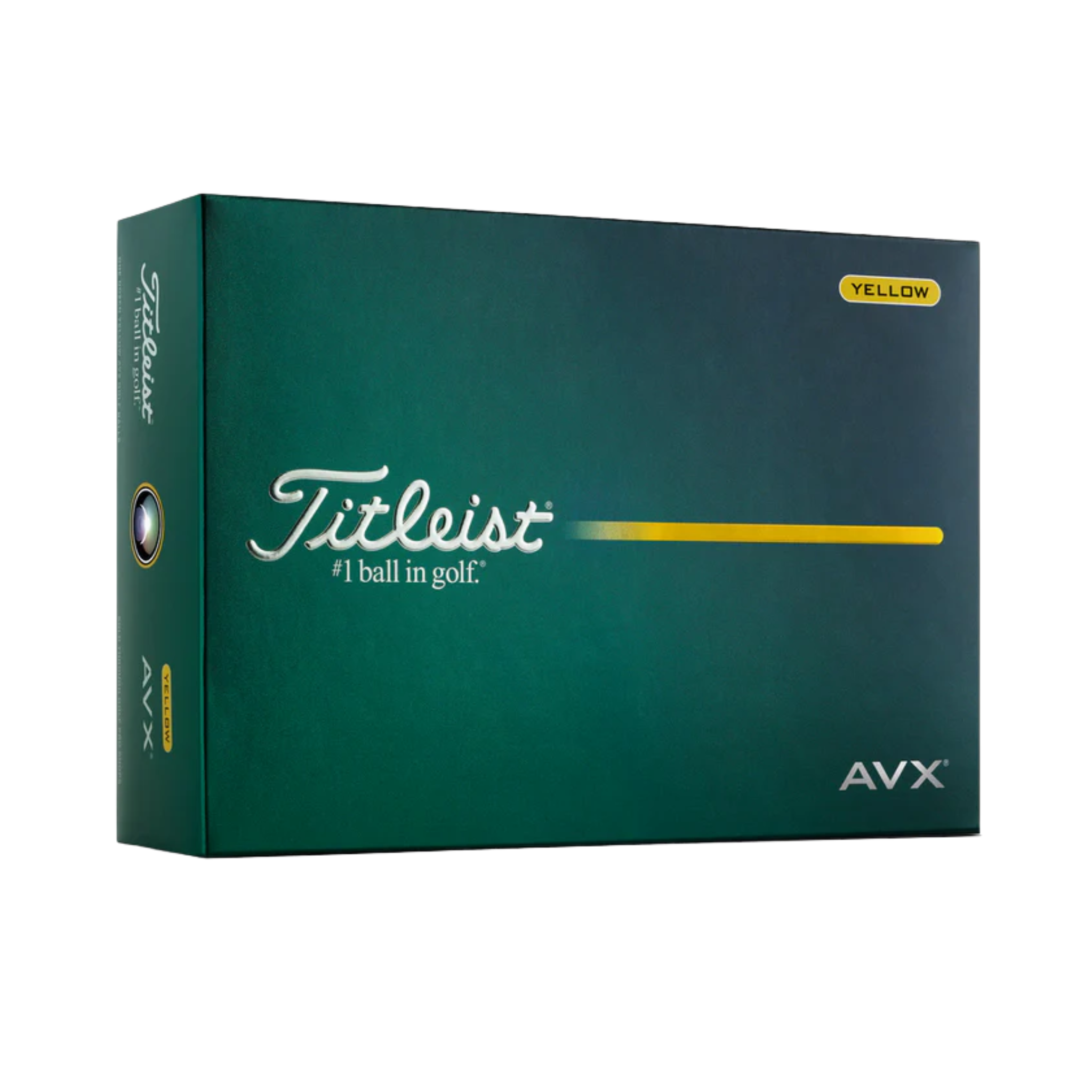 Titleist 2026 AVX Yellow | Low Flight Spin Control