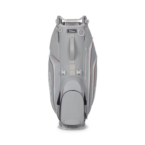 Titleist 2026 Hybrid 14 Golf Bag | Cool Gray/Crimson/White