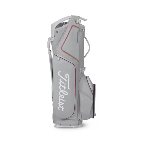 Titleist 2026 Hybrid 14 Golf Bag | Cool Gray/Crimson/White