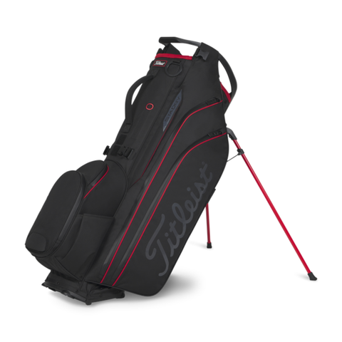 Titleist 2026 Hybrid 14 Stadry Golf Stand Bag | Black/Black/Red