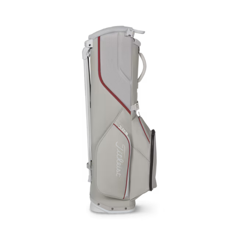 Titleist 2026 Players S4 Stand Bag | Gray/Crimson/Marble