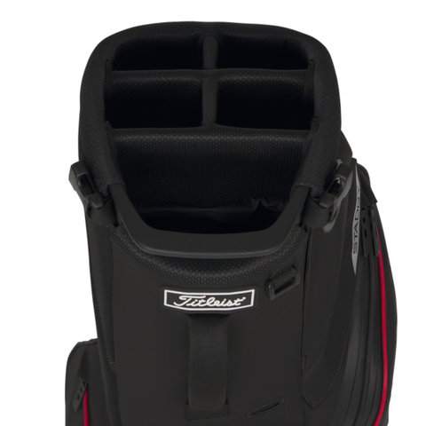 Titleist 2026 Players S5 StaDry Stand Bag | Black/Red/Graphite