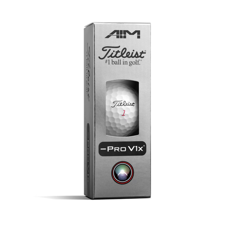 Titleist 2026 Pro V1x Left Dash AIM Golf Balls