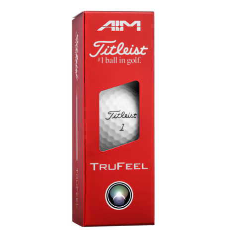 Titleist 2026 TruFeel AIM 360° Golf Balls | White