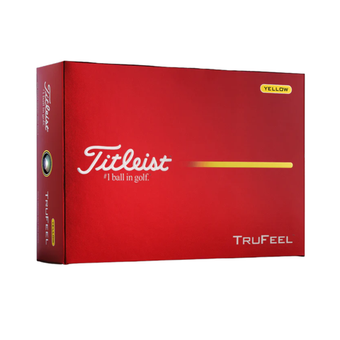 Titleist 2026 TruFeel Golf Balls | Yellow