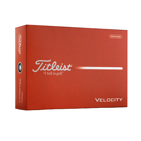 Titleist 2026 Velocity Golf Balls | Orange
