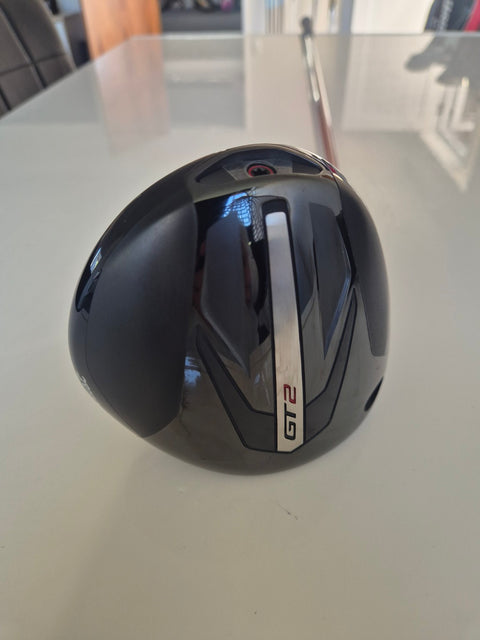 Used Titleist GT2 10 degree left-handed driver sole in very good condition