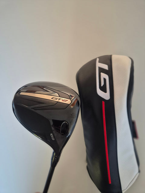 Used Titleist GT2 10 degree right-handed driver with matching GT headcover