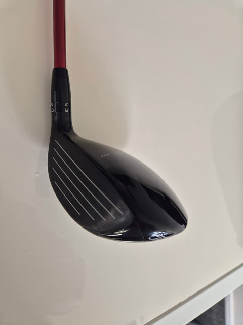 Face condition of used Titleist GT2 15 degree left-handed fairway wood