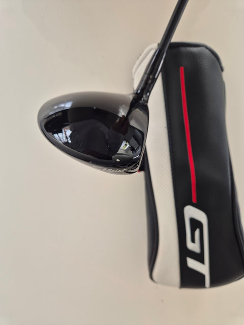 Small cosmetic paint chip near the toe of used Titleist GT2 fairway wood