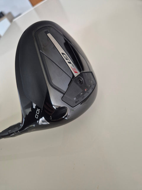 Titleist GT3 10 degree driver sole and adjustable weight track
