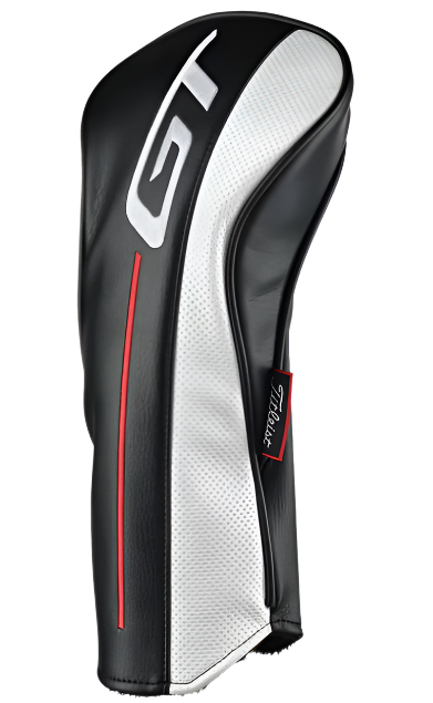 A sporty black, white, and red headcover featuring a large TSi logo and a red Titleist tag—perfect for protecting your Titleist GT4 Driver or any high-speed face golf driver.