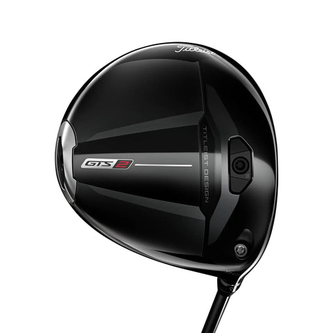 Golf club head with Titleist and GTS2 Branding on it