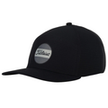The Titleist Junior Boardwalk Cap features a black design, slightly curved brim, and a round gray and white Titleist logo patch—ideal junior golf gear from Titleist.