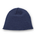 The Titleist Players Beanie by Titleist is a dark blue knit hat shown on a white background—a warm, stylish option for golfers to stay comfortable on chilly days.