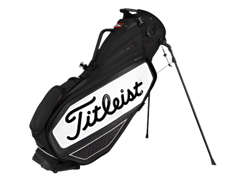 View of theTitleist Premium Stand Bag with the legs extended