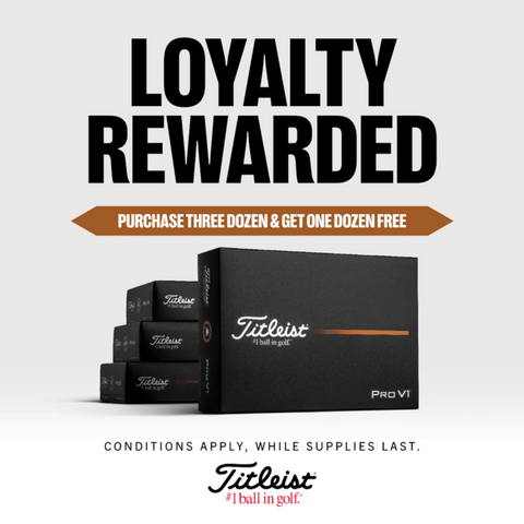 Banner of the Titleist Pro V1 Loyalty Rewarded Deal 