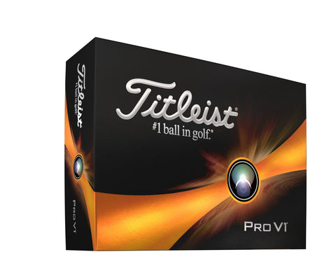 Box of Titleist Pro V1 Golf Balls