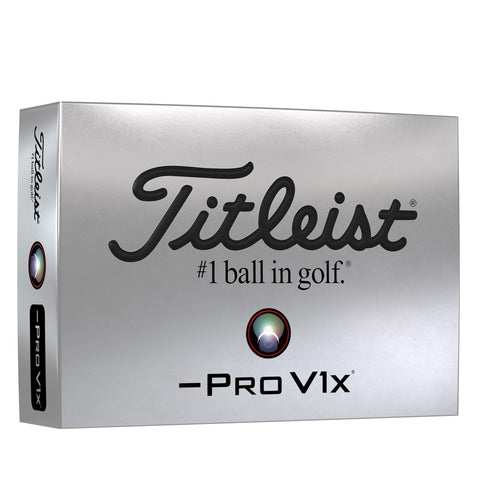 Titleist Pro V1x Left Dash Golf Balls - White