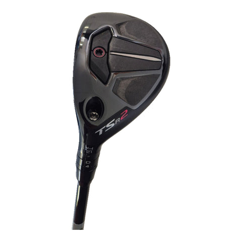Actual Titleist TSR2 4 Hybrid, 21°, Tensei AV Series Blue 65HY Regular, Left-Handed, Used - Very Good on white background