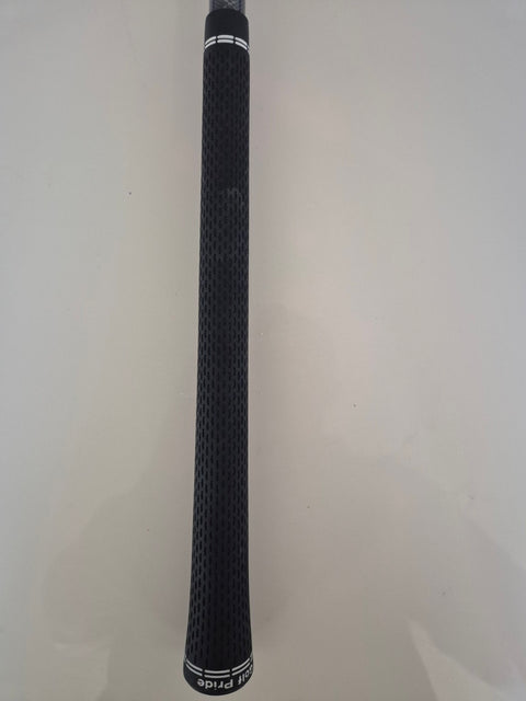 Standard black rubber grip on used Titleist TSR2 hybrid