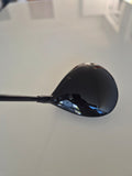 Close view of used Titleist TSR2 driver crown condition