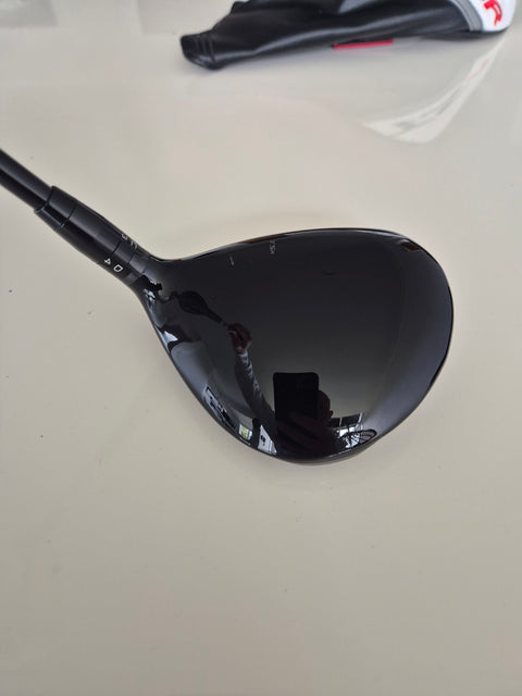 Crown and address view of used Titleist TSR2 16.5 degree fairway wood