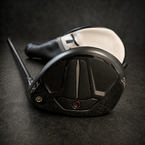 Used right-handed Titleist TSR2 24 degree hybrid with headcover in Golf 360 workshop setting