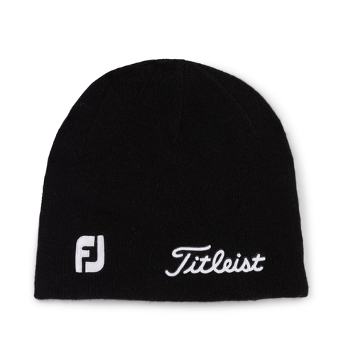 Titleist Tour Merino Beanie | Black/White