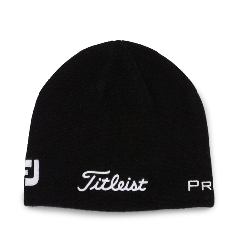 Titleist Tour Merino Beanie | Black/White