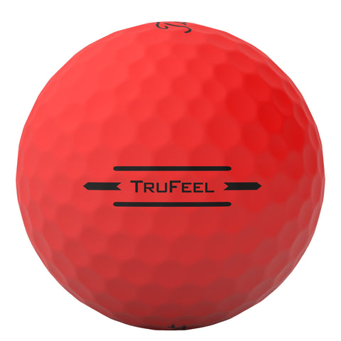 Titleist TruFeel Matte Red Golf Balls