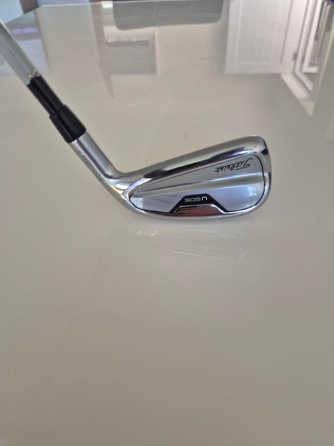 Titleist U505 3 utility iron rear profile and cavity