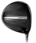 The Titleist Women's GT2 Driver by Titleist is a black driver with a silver accent, "GT2" marking, and a 9.0° loft angle shown near the base of its forgiving, lightweight head.