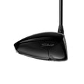 Black golf club head with 'Titleist' branding on a white background