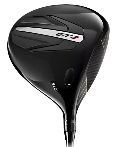 Main view of the top of a Titleist GT2 driver with a 9 degree loft